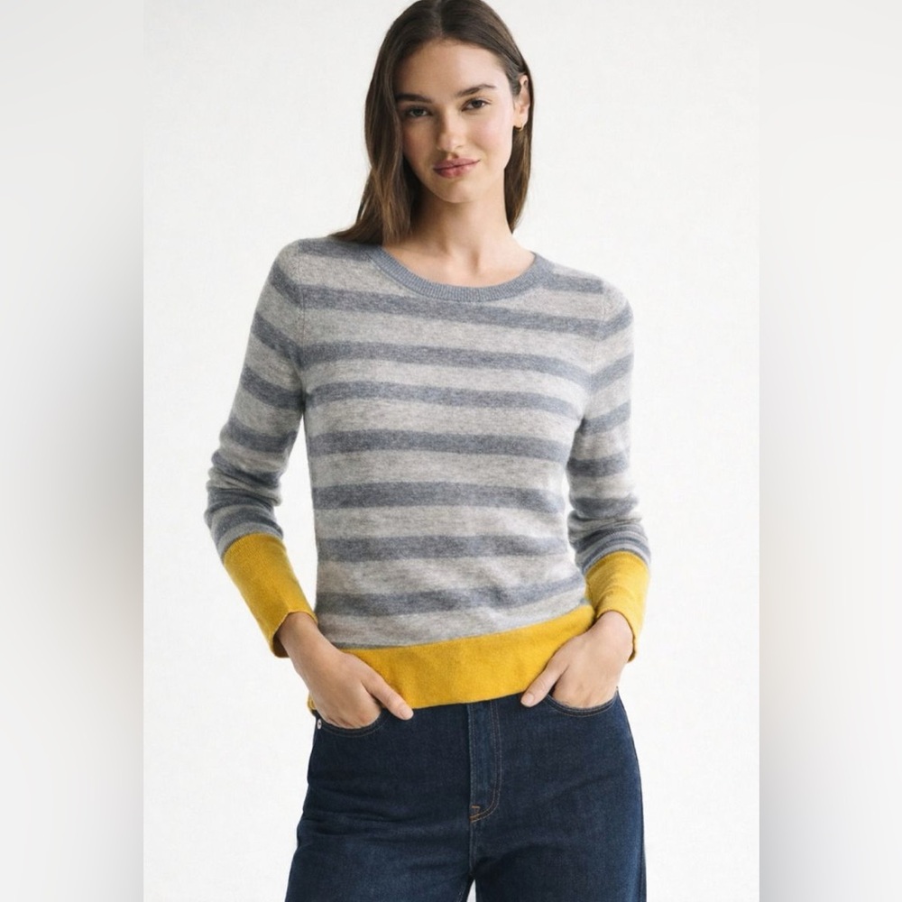 Cynthia Rowley Striped cashmere sweater